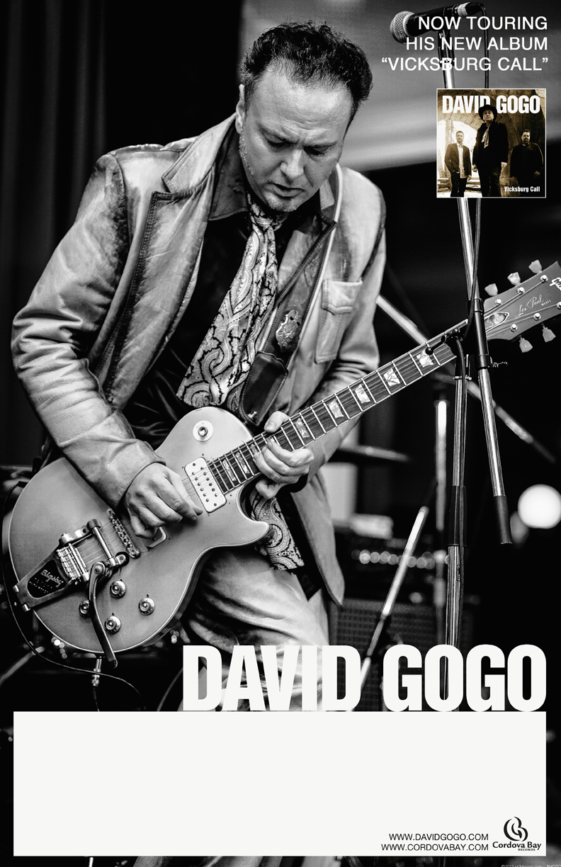 David Gogo Tour Poster